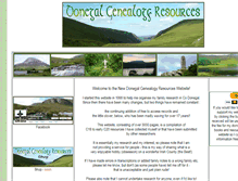 Tablet Screenshot of donegalgenealogy.com